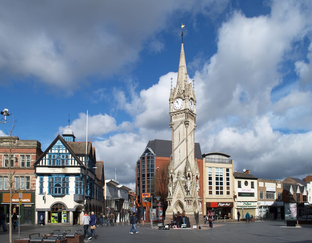 Leicester city centre — Switchgrid and Assured Energy are both based in Leicester